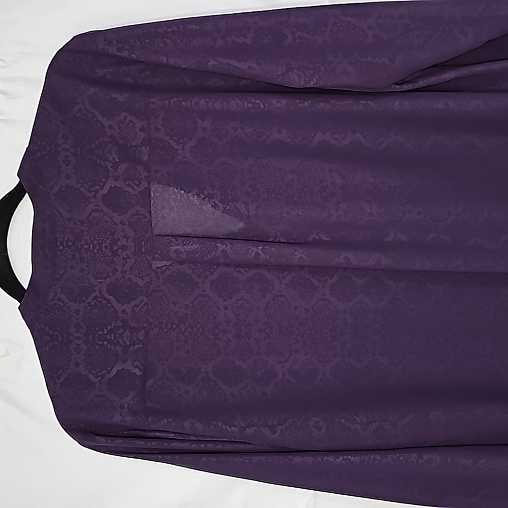 Purple Professional Blouse 14 NWOT